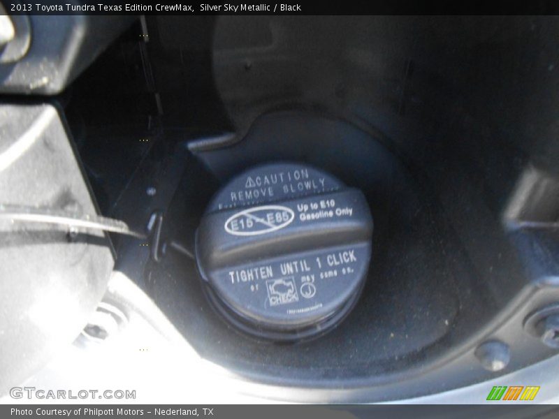 Silver Sky Metallic / Black 2013 Toyota Tundra Texas Edition CrewMax