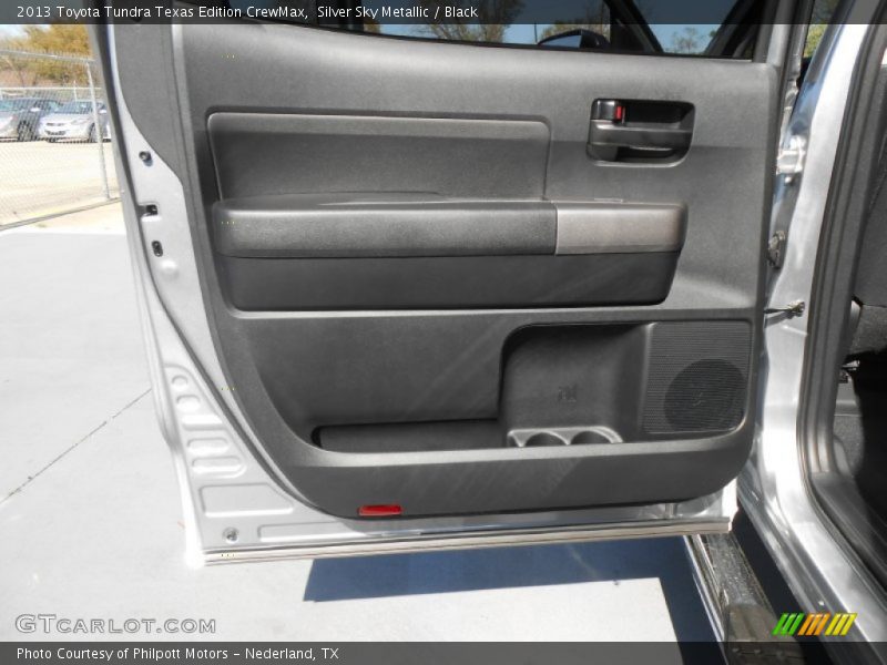 Silver Sky Metallic / Black 2013 Toyota Tundra Texas Edition CrewMax