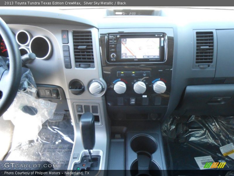 Silver Sky Metallic / Black 2013 Toyota Tundra Texas Edition CrewMax