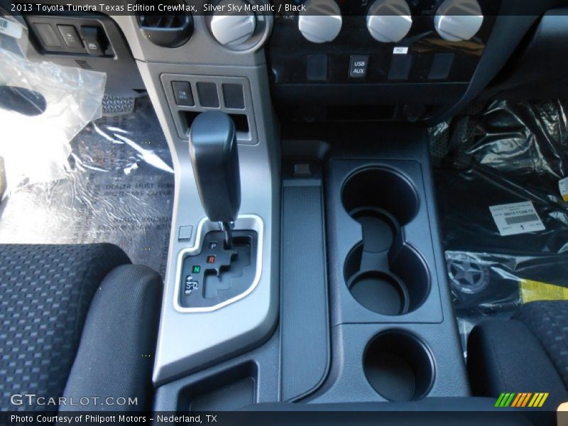 Silver Sky Metallic / Black 2013 Toyota Tundra Texas Edition CrewMax