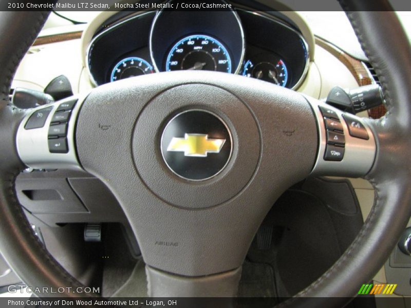 Mocha Steel Metallic / Cocoa/Cashmere 2010 Chevrolet Malibu LTZ Sedan
