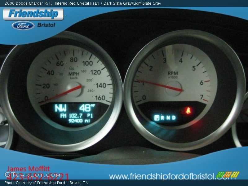 Inferno Red Crystal Pearl / Dark Slate Gray/Light Slate Gray 2006 Dodge Charger R/T