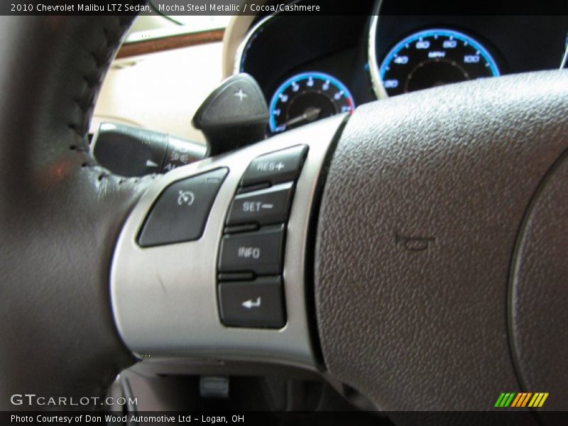 Mocha Steel Metallic / Cocoa/Cashmere 2010 Chevrolet Malibu LTZ Sedan
