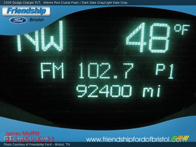 Inferno Red Crystal Pearl / Dark Slate Gray/Light Slate Gray 2006 Dodge Charger R/T