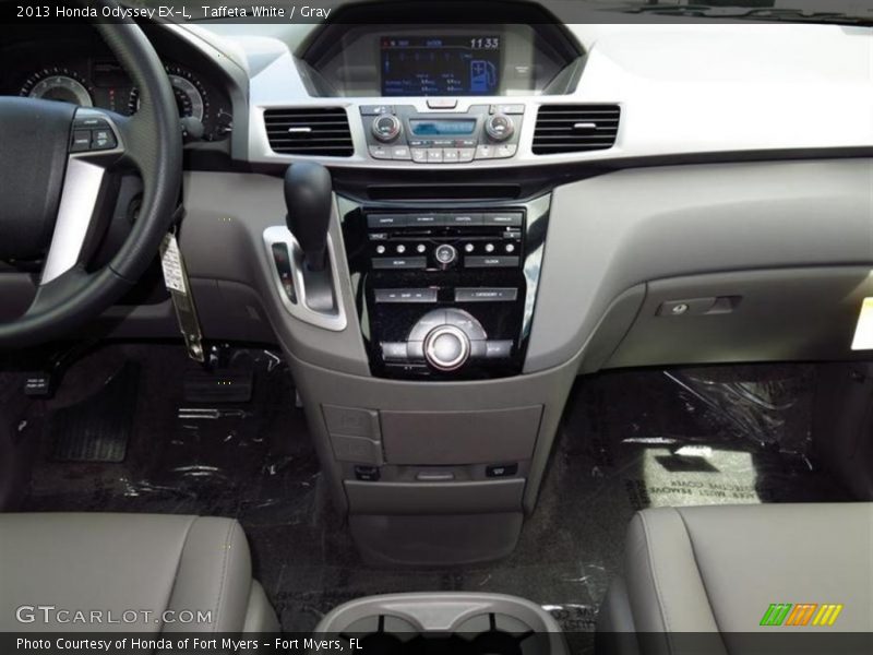 Taffeta White / Gray 2013 Honda Odyssey EX-L