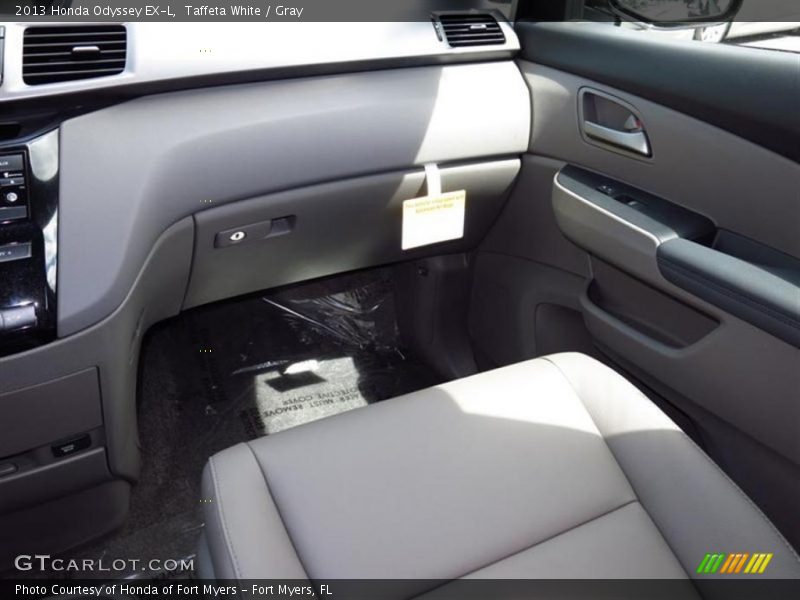 Taffeta White / Gray 2013 Honda Odyssey EX-L