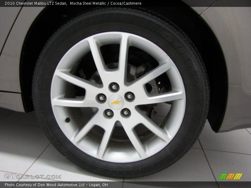 Mocha Steel Metallic / Cocoa/Cashmere 2010 Chevrolet Malibu LTZ Sedan