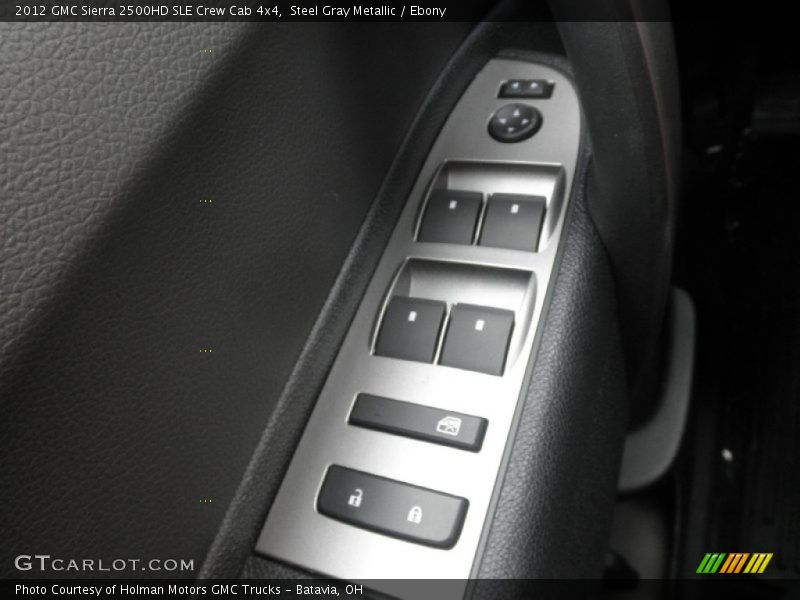 Steel Gray Metallic / Ebony 2012 GMC Sierra 2500HD SLE Crew Cab 4x4