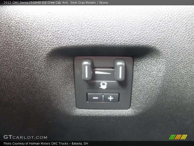 Steel Gray Metallic / Ebony 2012 GMC Sierra 2500HD SLE Crew Cab 4x4