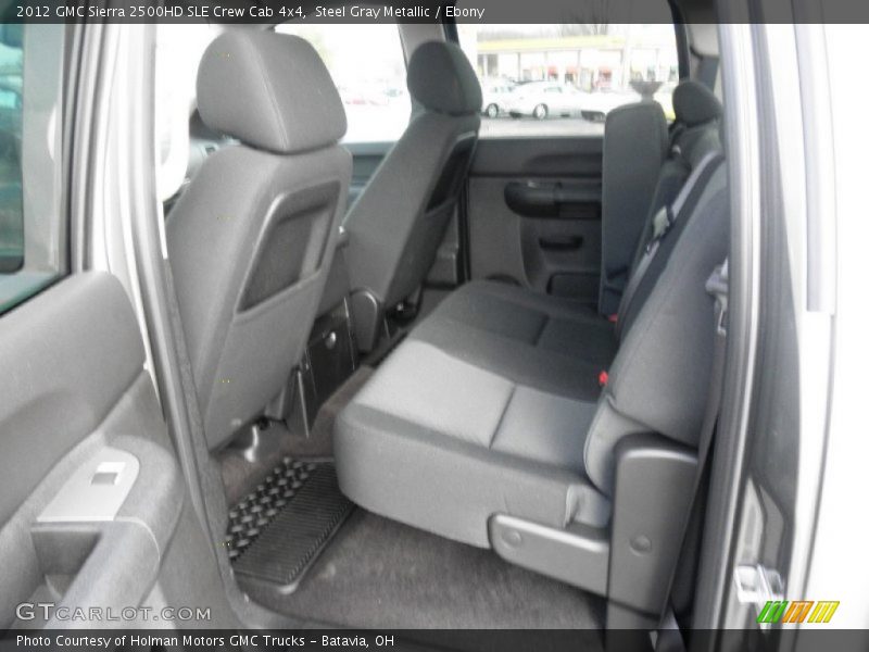 Steel Gray Metallic / Ebony 2012 GMC Sierra 2500HD SLE Crew Cab 4x4