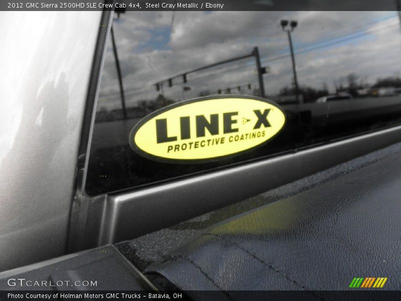 Steel Gray Metallic / Ebony 2012 GMC Sierra 2500HD SLE Crew Cab 4x4