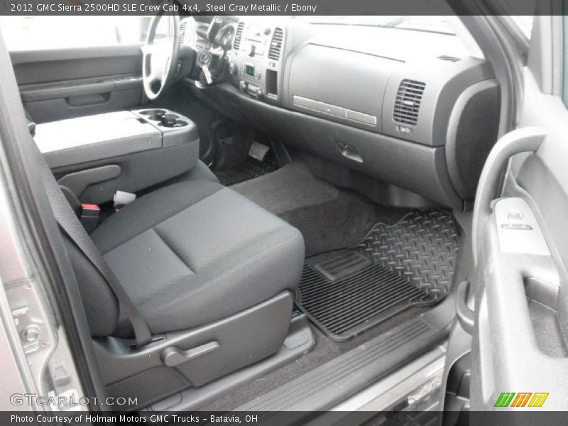 Steel Gray Metallic / Ebony 2012 GMC Sierra 2500HD SLE Crew Cab 4x4