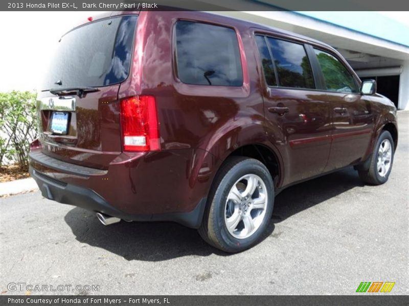 Dark Cherry Pearl / Black 2013 Honda Pilot EX-L
