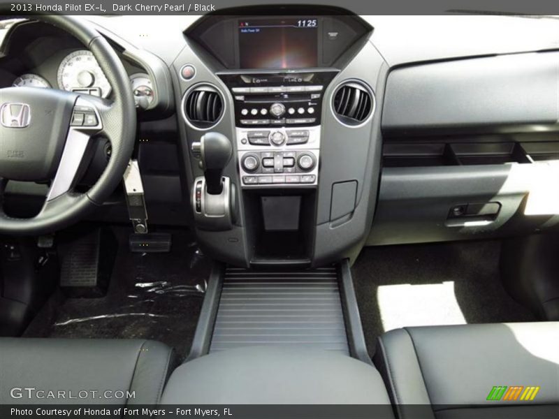 Dark Cherry Pearl / Black 2013 Honda Pilot EX-L