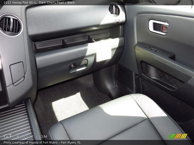 Dark Cherry Pearl / Black 2013 Honda Pilot EX-L