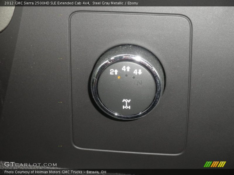 Steel Gray Metallic / Ebony 2012 GMC Sierra 2500HD SLE Extended Cab 4x4