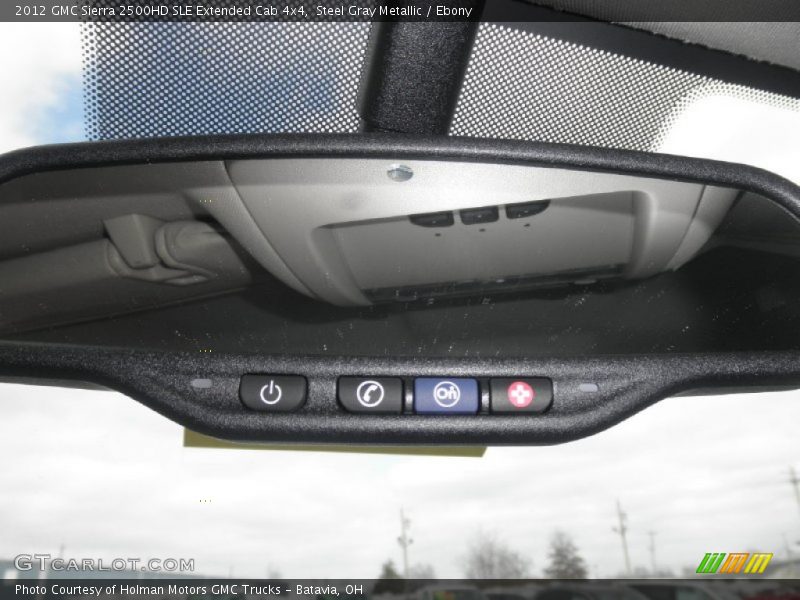 Steel Gray Metallic / Ebony 2012 GMC Sierra 2500HD SLE Extended Cab 4x4
