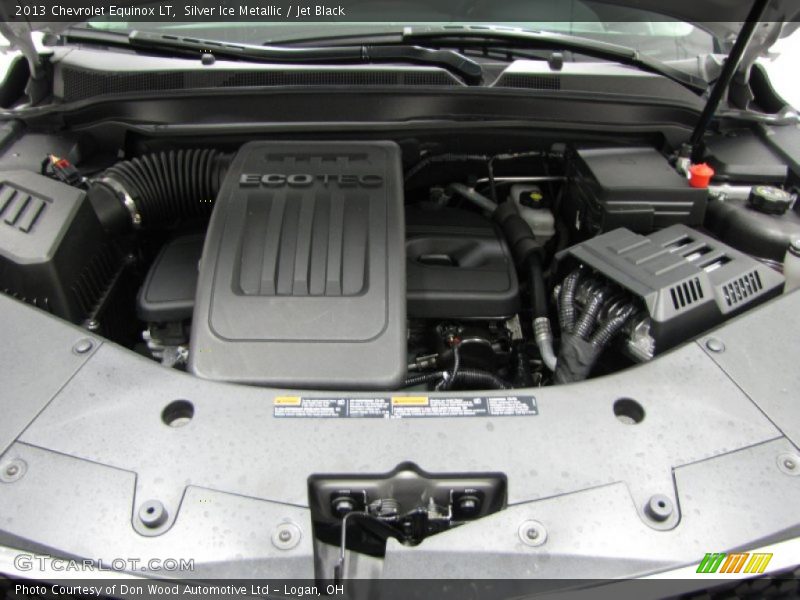 Silver Ice Metallic / Jet Black 2013 Chevrolet Equinox LT