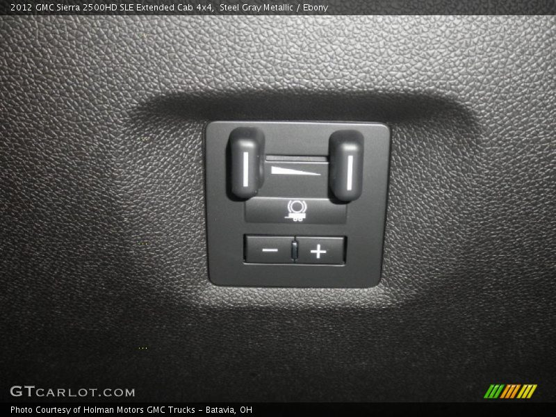 Steel Gray Metallic / Ebony 2012 GMC Sierra 2500HD SLE Extended Cab 4x4