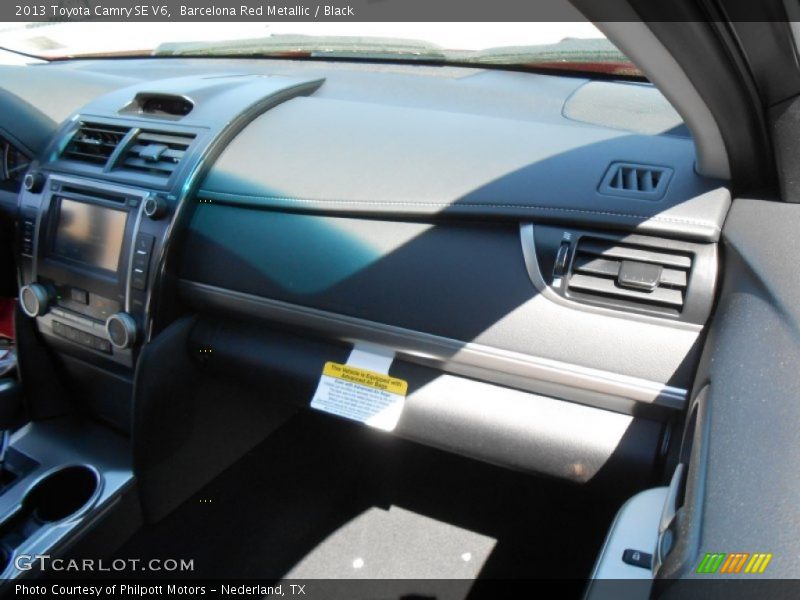Barcelona Red Metallic / Black 2013 Toyota Camry SE V6