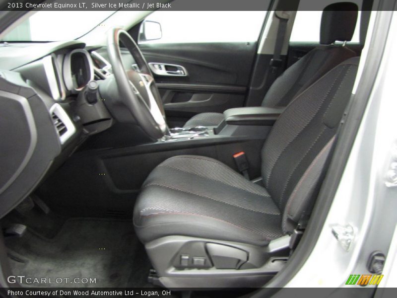 Silver Ice Metallic / Jet Black 2013 Chevrolet Equinox LT