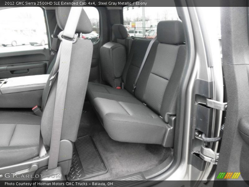 Steel Gray Metallic / Ebony 2012 GMC Sierra 2500HD SLE Extended Cab 4x4