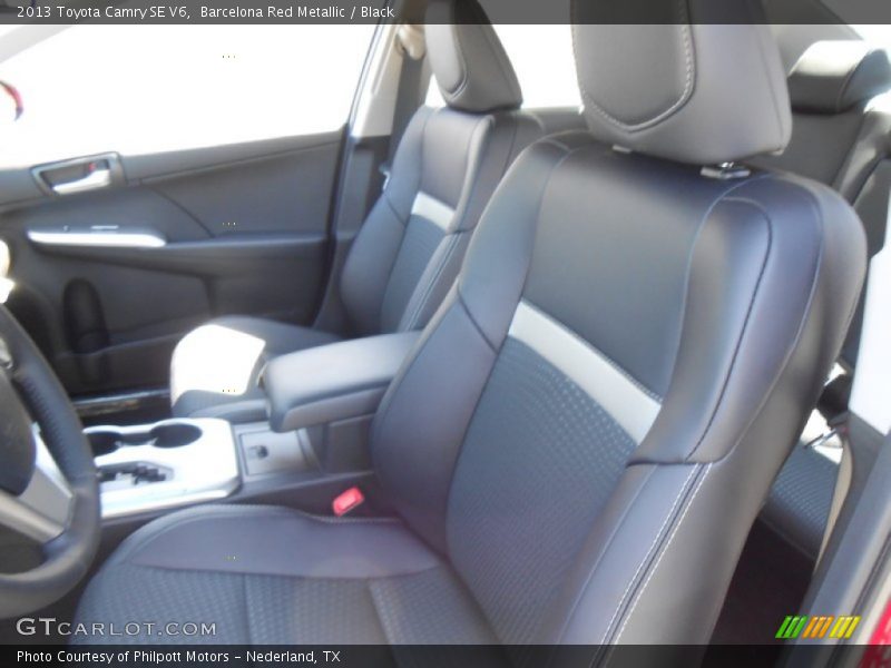 Barcelona Red Metallic / Black 2013 Toyota Camry SE V6