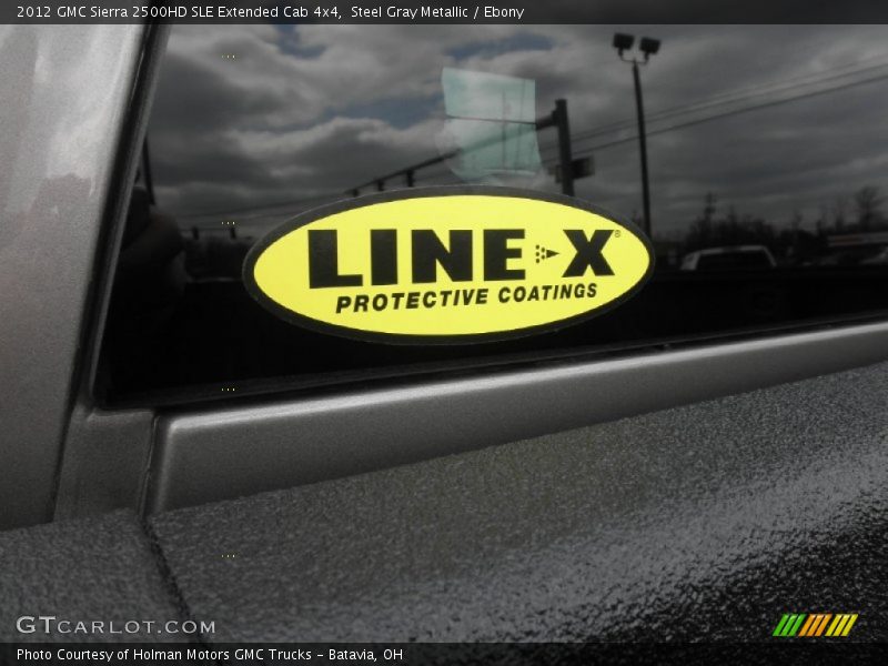 Steel Gray Metallic / Ebony 2012 GMC Sierra 2500HD SLE Extended Cab 4x4