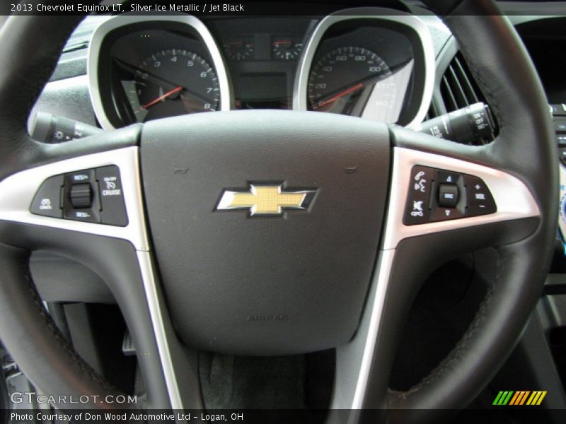 Silver Ice Metallic / Jet Black 2013 Chevrolet Equinox LT