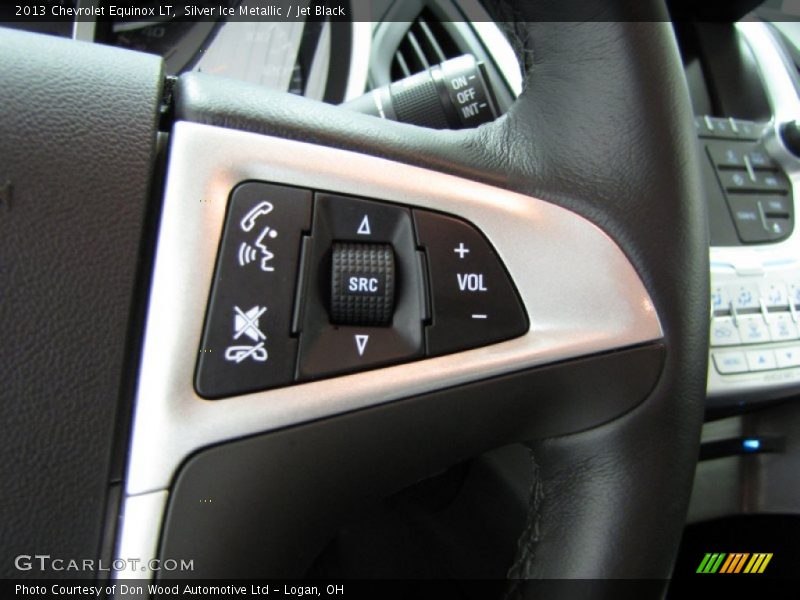 Silver Ice Metallic / Jet Black 2013 Chevrolet Equinox LT