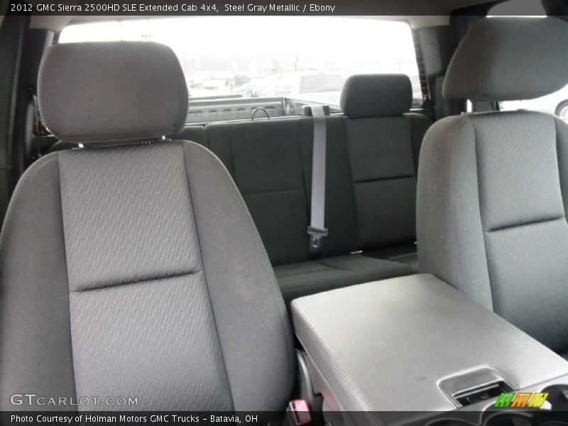 Steel Gray Metallic / Ebony 2012 GMC Sierra 2500HD SLE Extended Cab 4x4