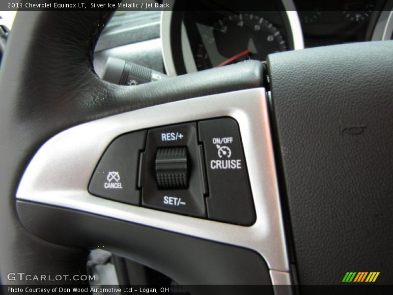 Silver Ice Metallic / Jet Black 2013 Chevrolet Equinox LT
