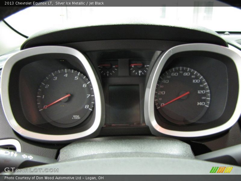 Silver Ice Metallic / Jet Black 2013 Chevrolet Equinox LT