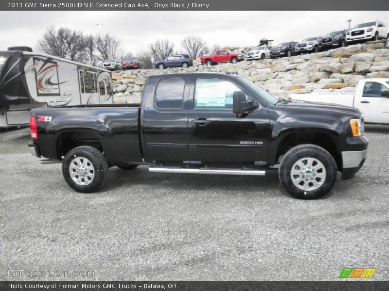 Onyx Black / Ebony 2013 GMC Sierra 2500HD SLE Extended Cab 4x4
