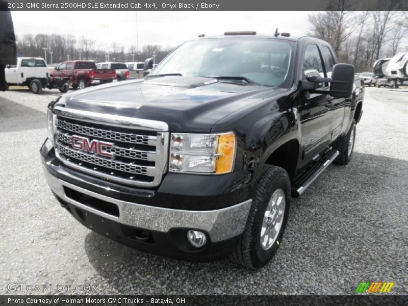 Onyx Black / Ebony 2013 GMC Sierra 2500HD SLE Extended Cab 4x4