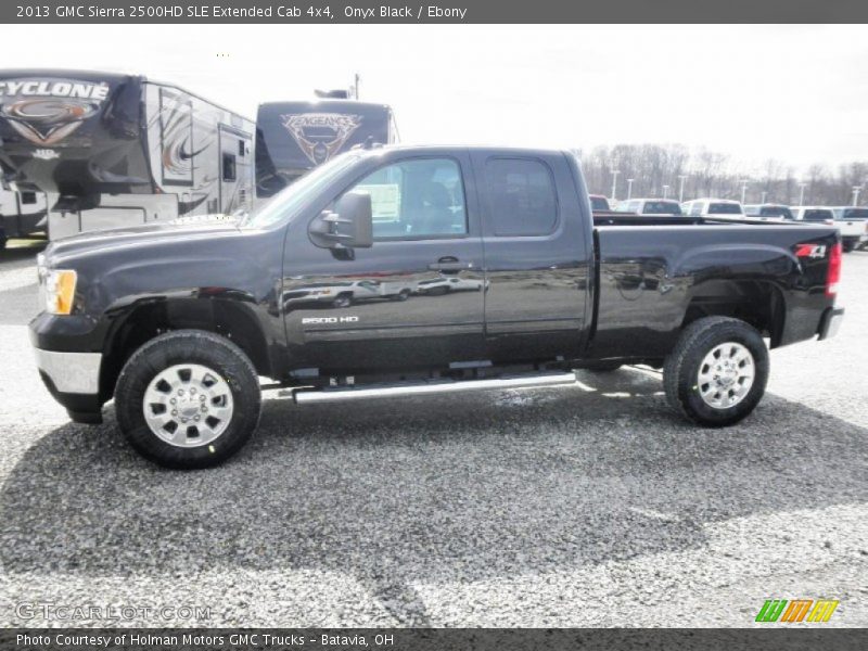 Onyx Black / Ebony 2013 GMC Sierra 2500HD SLE Extended Cab 4x4