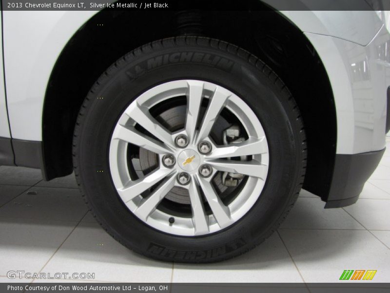 Silver Ice Metallic / Jet Black 2013 Chevrolet Equinox LT