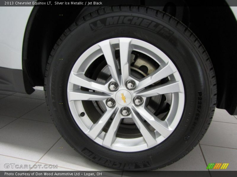 Silver Ice Metallic / Jet Black 2013 Chevrolet Equinox LT