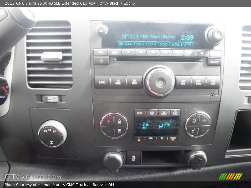 Controls of 2013 Sierra 2500HD SLE Extended Cab 4x4