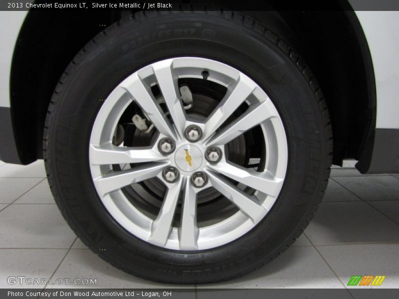 Silver Ice Metallic / Jet Black 2013 Chevrolet Equinox LT