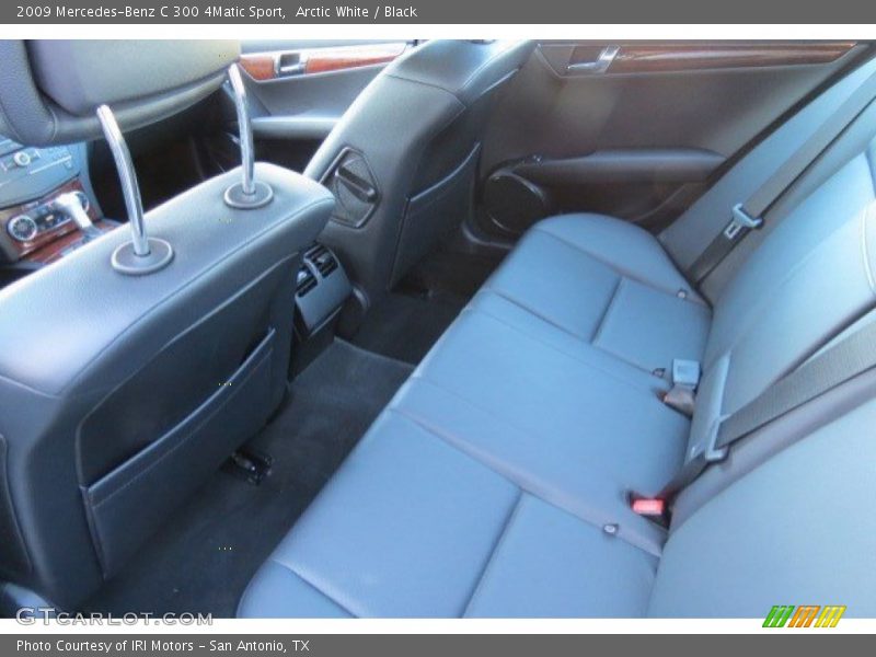 Arctic White / Black 2009 Mercedes-Benz C 300 4Matic Sport