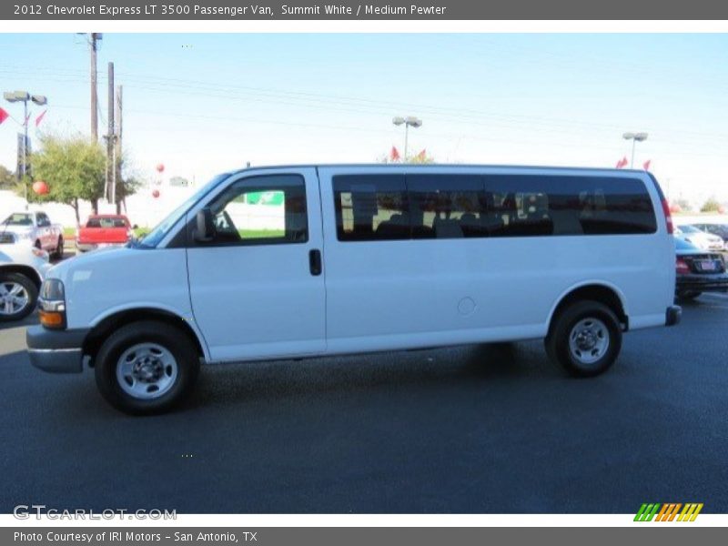 Summit White / Medium Pewter 2012 Chevrolet Express LT 3500 Passenger Van