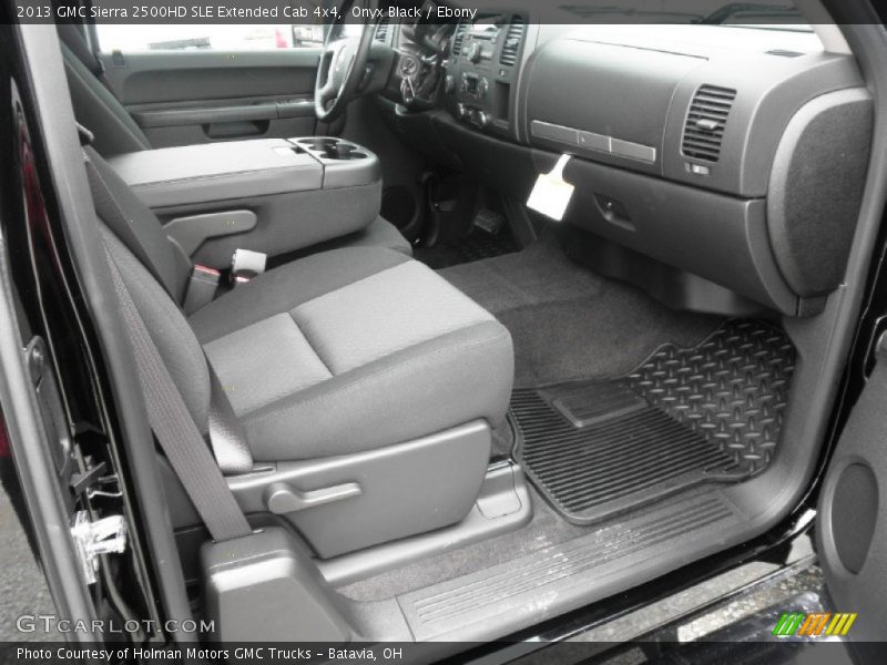  2013 Sierra 2500HD SLE Extended Cab 4x4 Ebony Interior