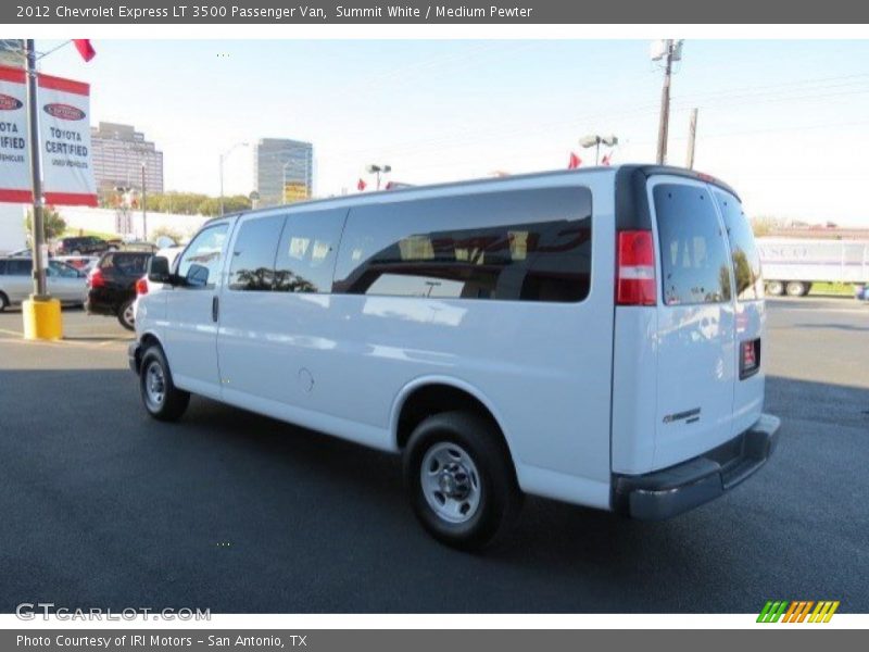 Summit White / Medium Pewter 2012 Chevrolet Express LT 3500 Passenger Van