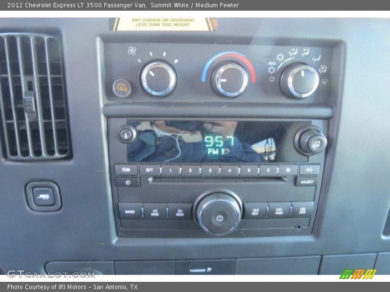 Controls of 2012 Express LT 3500 Passenger Van