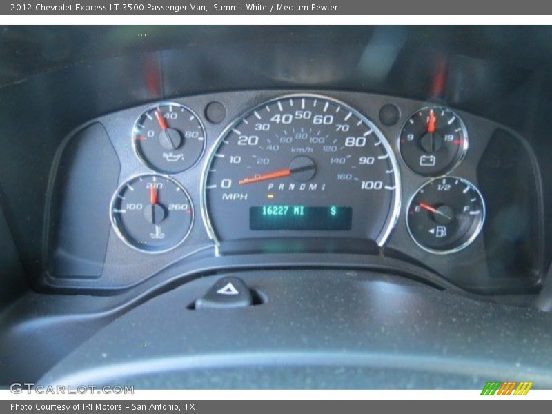  2012 Express LT 3500 Passenger Van LT 3500 Passenger Van Gauges
