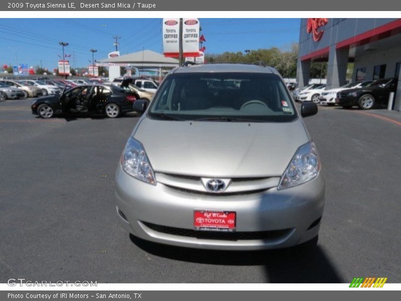 Desert Sand Mica / Taupe 2009 Toyota Sienna LE