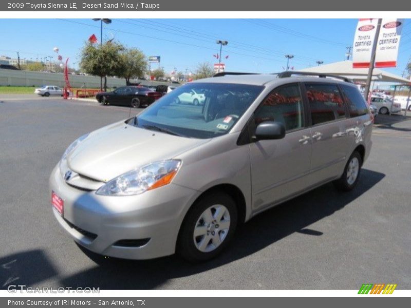 Desert Sand Mica / Taupe 2009 Toyota Sienna LE