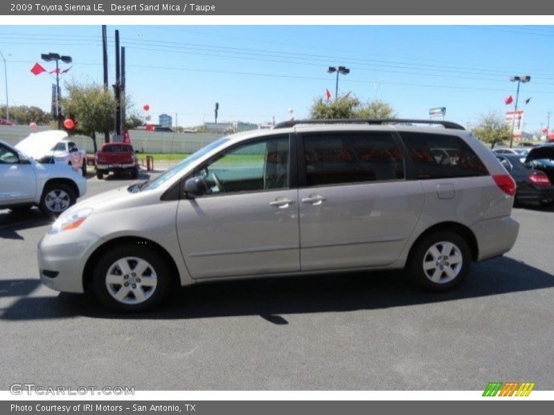 Desert Sand Mica / Taupe 2009 Toyota Sienna LE