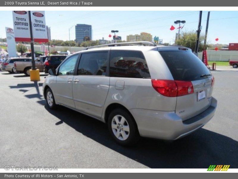 Desert Sand Mica / Taupe 2009 Toyota Sienna LE